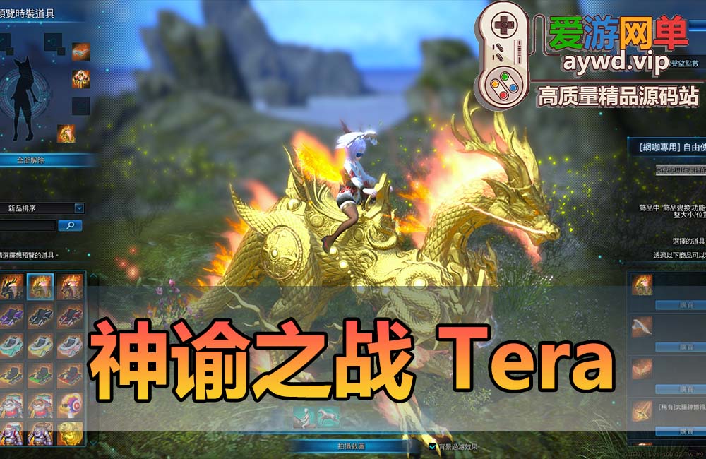 爱游网单亲测【神谕之战单机版】最新更新整理V4.8无绑定限制 优化TERA 带网页GM后台 物品命令ID 完整任务剧情可直刷BOSS等 虚拟机一键端视频安装教程缩略图