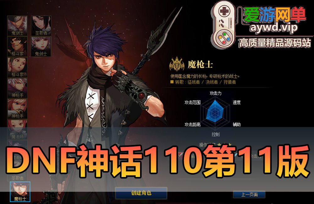 亲测内容【DOF110级】神话11.0网游单机版丰富职业巴卡尔团本宽屏体验虚拟机一键端视频安装教学GM后台缩略图