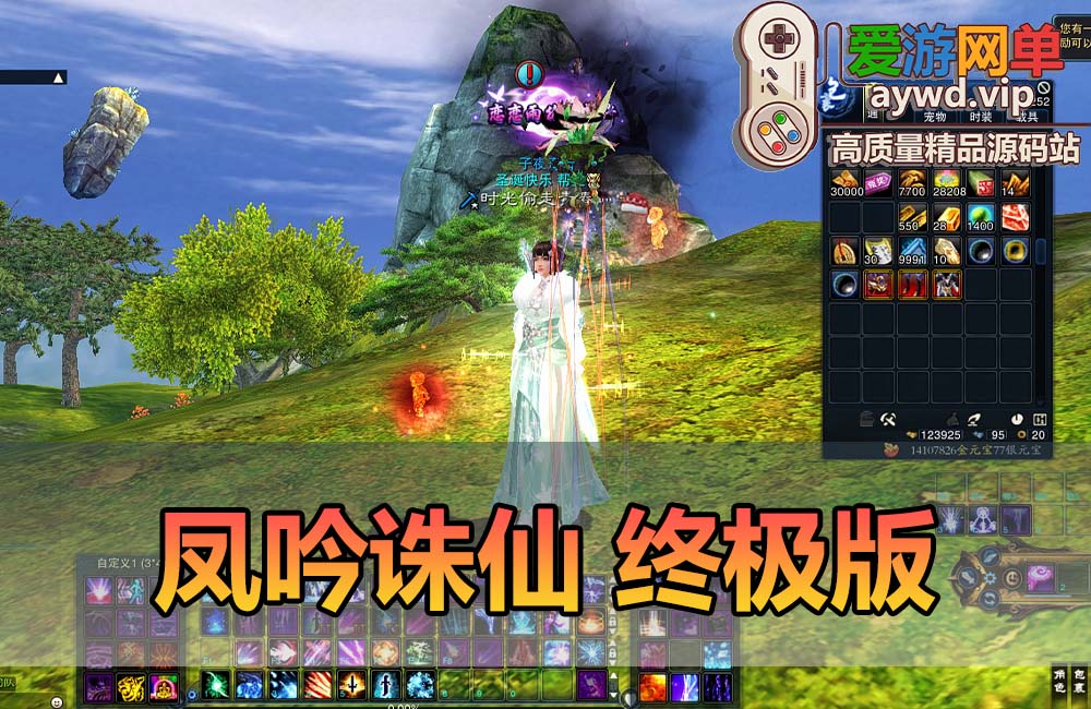 爱游网单亲测【凤吟诛仙3】终极完善单机版 天界 灵境 领土战 凌霄城 帝子围栏 排行榜 EL和GM后台dubug命令 虚拟机一键端视频安装教学缩略图