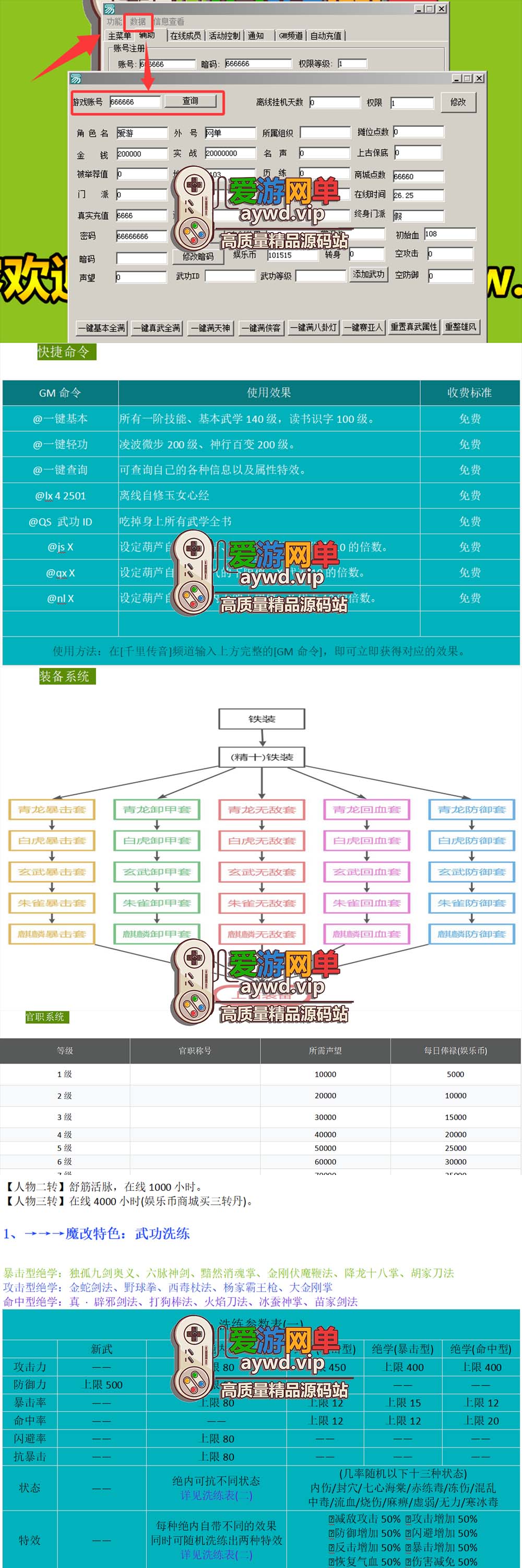 爱游网单亲测【金庸群侠传】葫芦端单机版 带单机辅助 GM控制台 文本攻略虚拟机一键端插图2 爱游网单亲测【金庸群侠传】葫芦端单机版 带单机辅助 GM控制台 文本攻略虚拟机一键端
